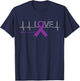 LOVE | Products for Survivors National Alzheimer's Awareness T-Shirt - T-Shirt | Navy