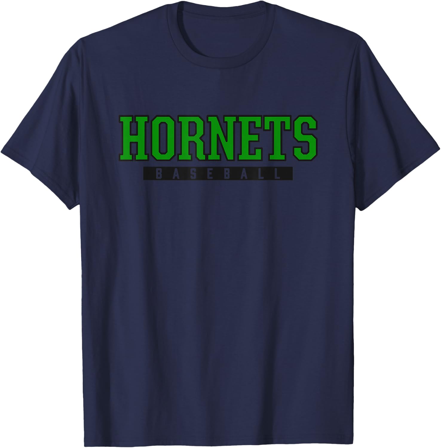 Highland Hornets Baseball T-Shirt - T-Shirt | Navy