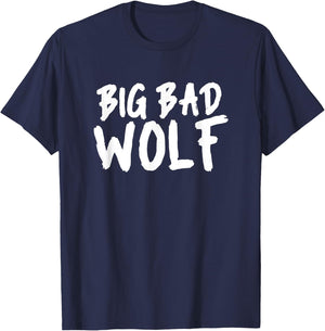 Big Bad Werewolf Wolf Lover Dog Owner & Werewolf T-Shirt - T-Shirt | Navy