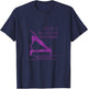 Leave It All On The Reformer, #Pilates Fitness T-Shirt - T-Shirt | Navy
