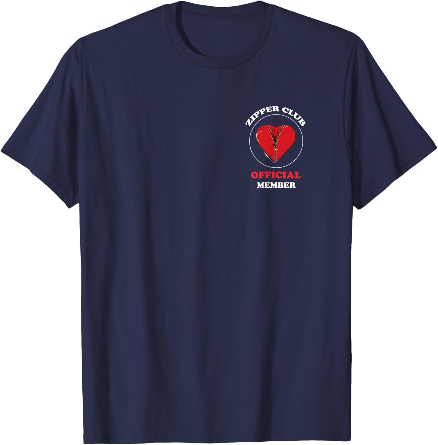 Zipper Club Open Heart Surgery Survivor T-Shirt - T-Shirt | Navy