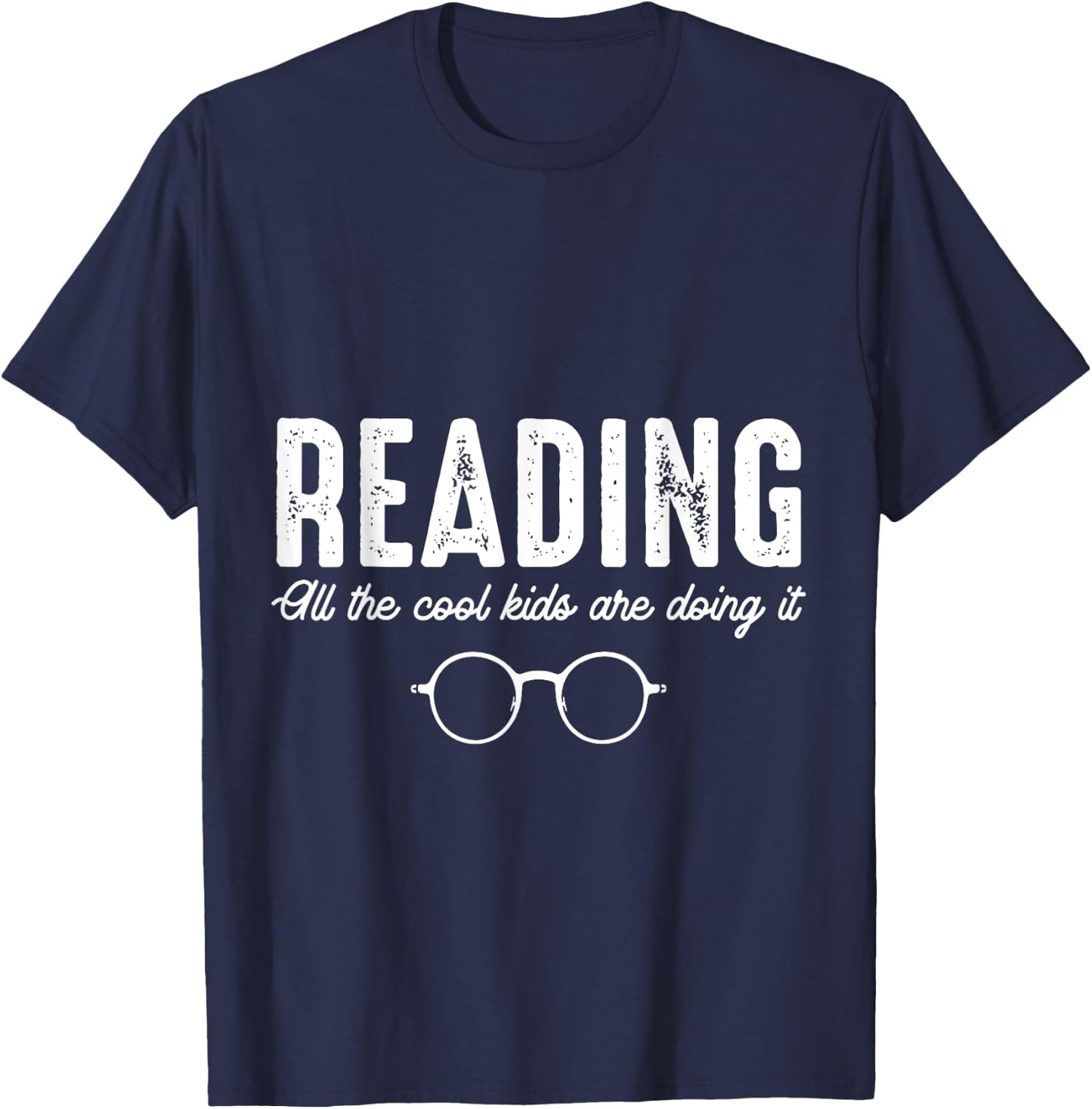 Bookworm Gift Librarian Book Reader Hobby Reading T-Shirt - T-Shirt | Navy
