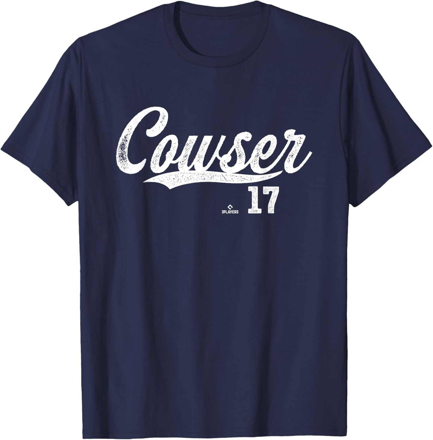 Distressed Swoosh Colton Cowser Baltimore Baseball MLBPA T-Shirt - T-Shirt | Navy