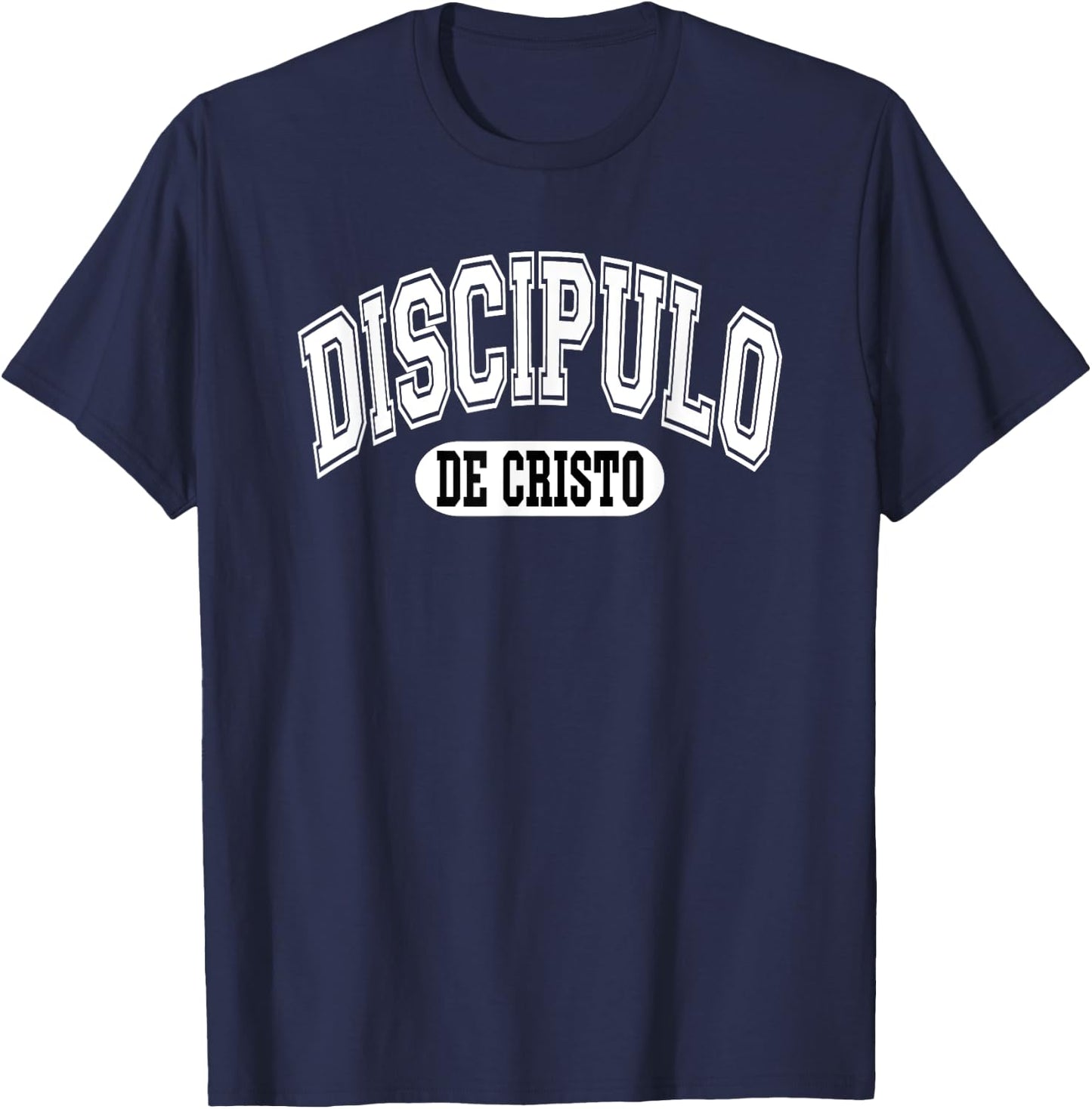 Discipulo De Cristo Jesus Spanish Christian Bible T-Shirt - T-Shirt | Navy