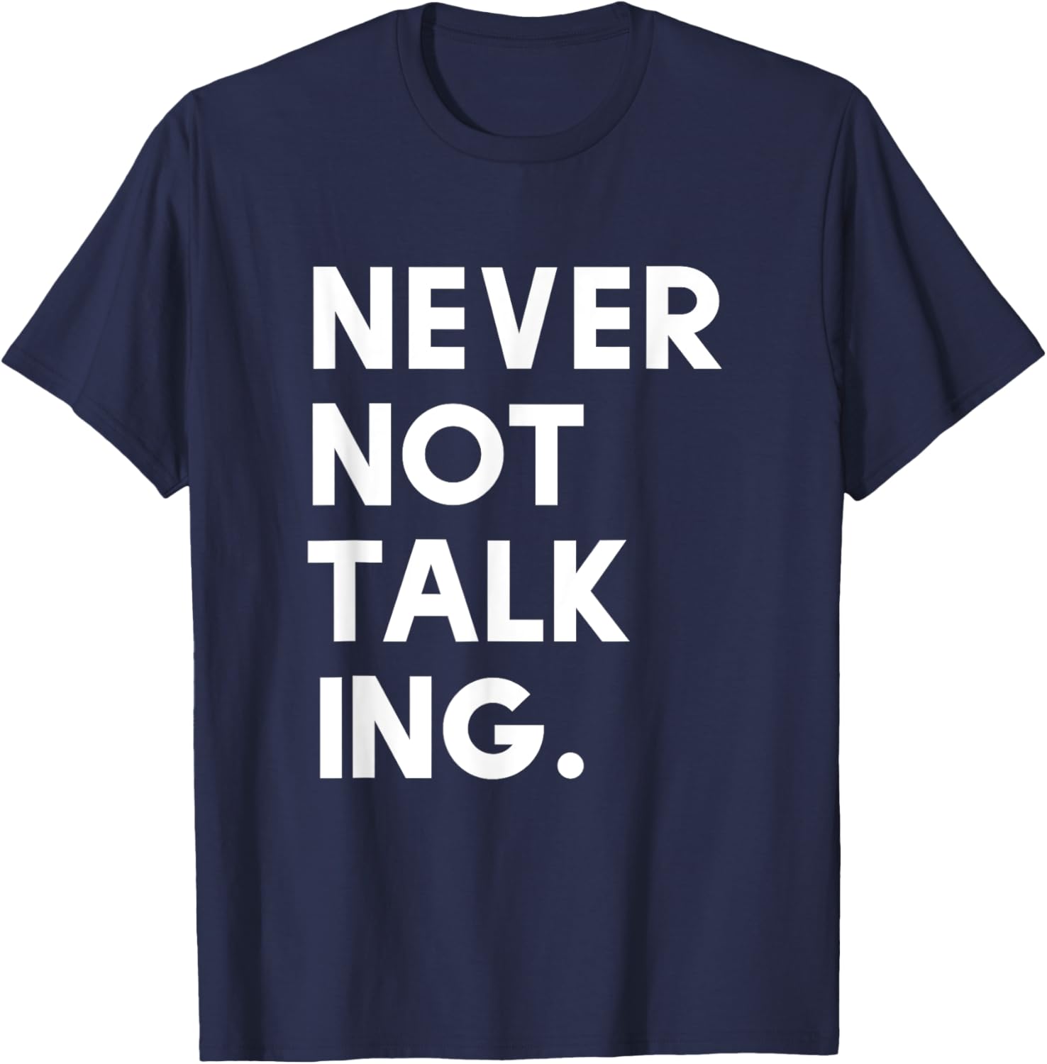 Never Not Talking Funny Child T-Shirt - T-Shirt | Navy