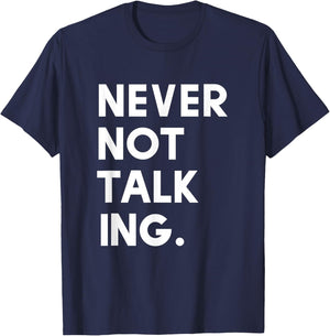 Never Not Talking Funny Child T-Shirt - T-Shirt | Navy