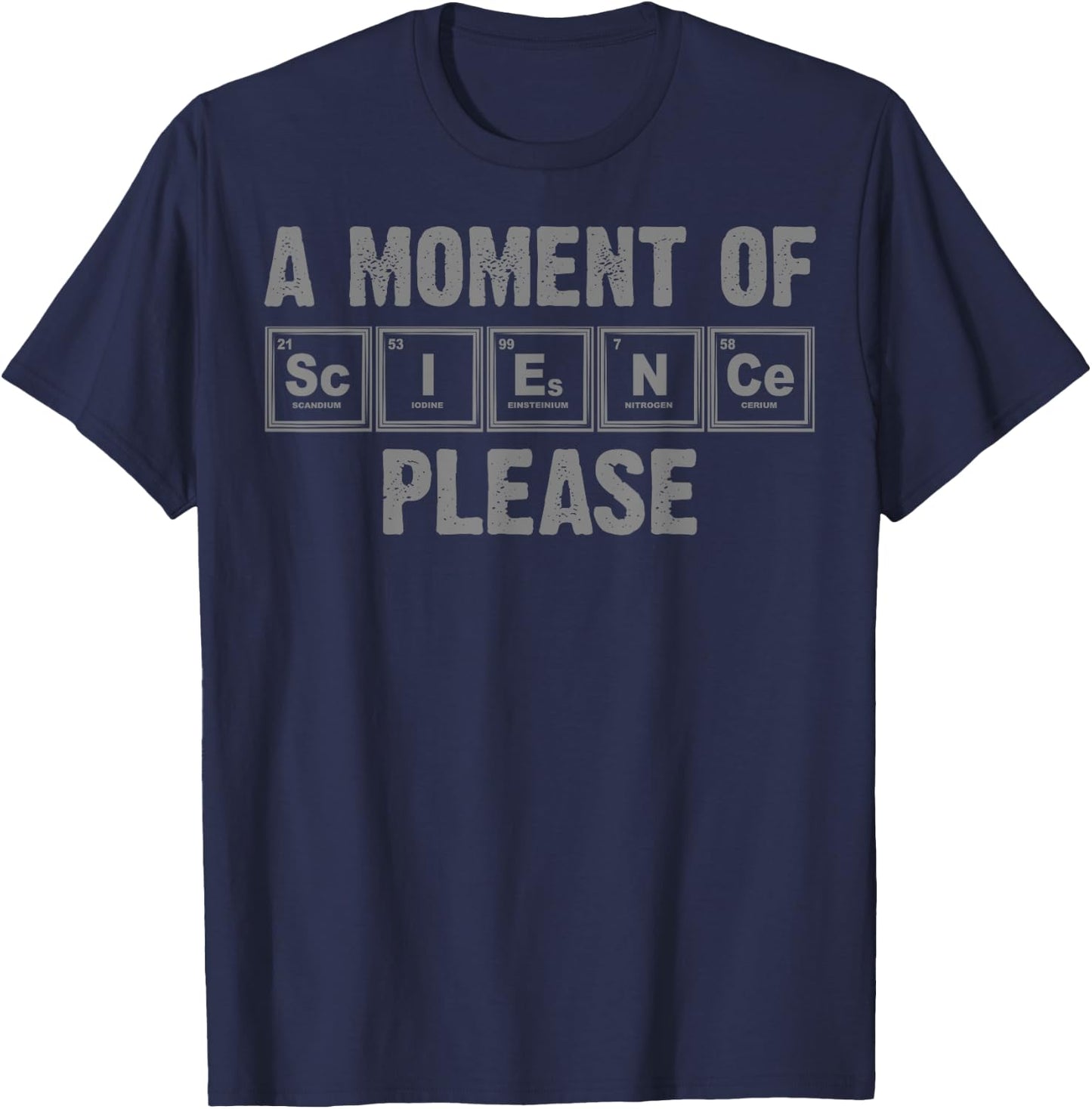 Funny Science Elements Gift Chemistry Geek Men Women T-Shirt - T-Shirt | Navy