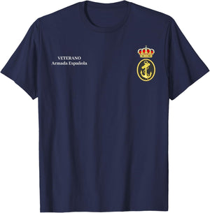 Emblem Spanish Armada Veteran Spanish Army T-Shirt - T-Shirt | Navy
