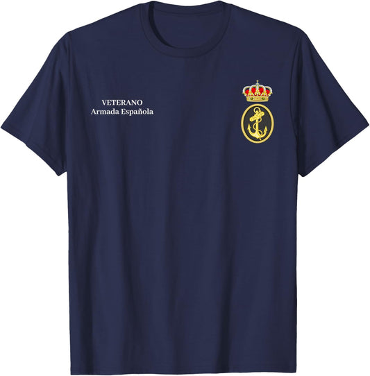 Emblem Spanish Armada Veteran Spanish Army T-Shirt - T-Shirt | Navy