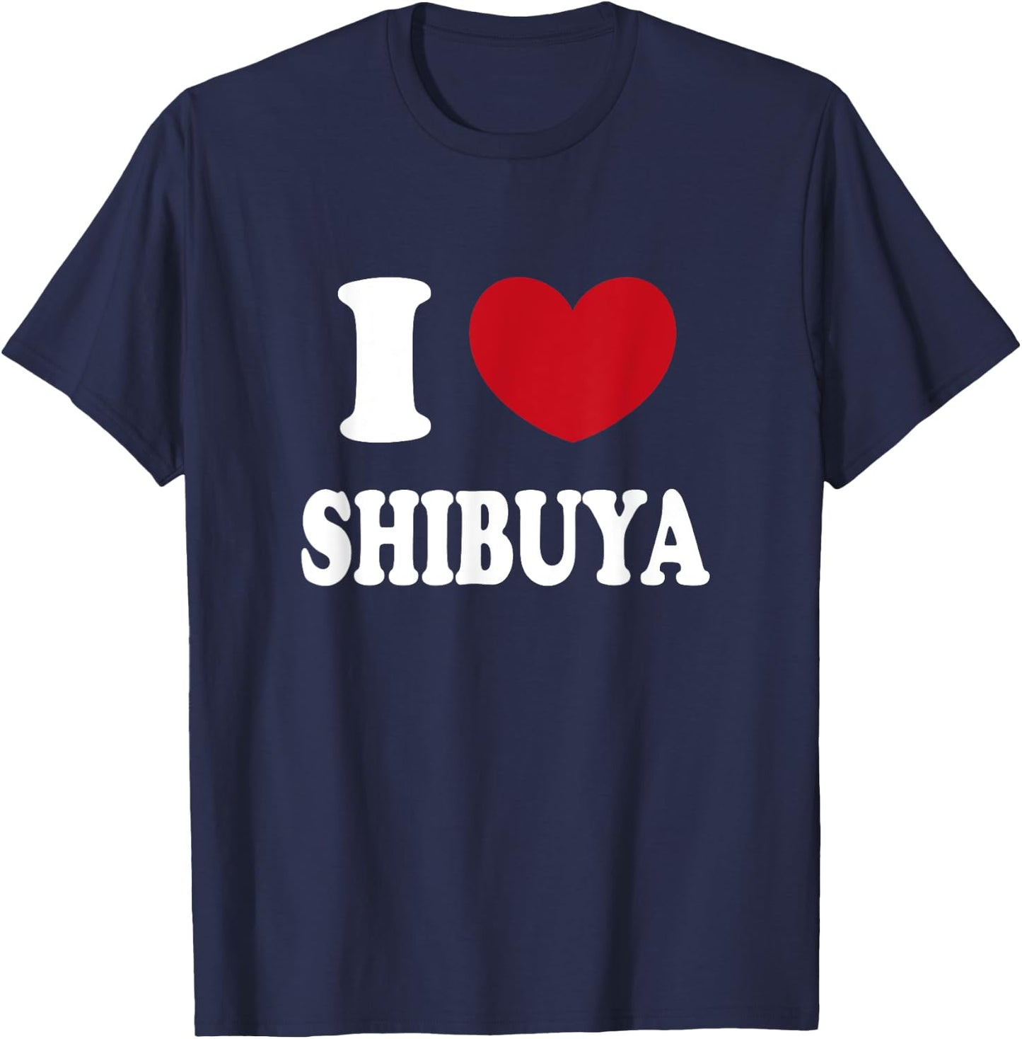 I Love Shibuya T-Shirt - T-Shirt | Navy