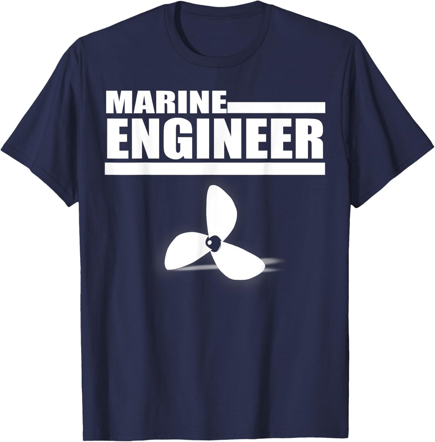 Marine Engineer T Shirt Gift Marine Engineer Jobs T-Shirt - T-Shirt | Navy