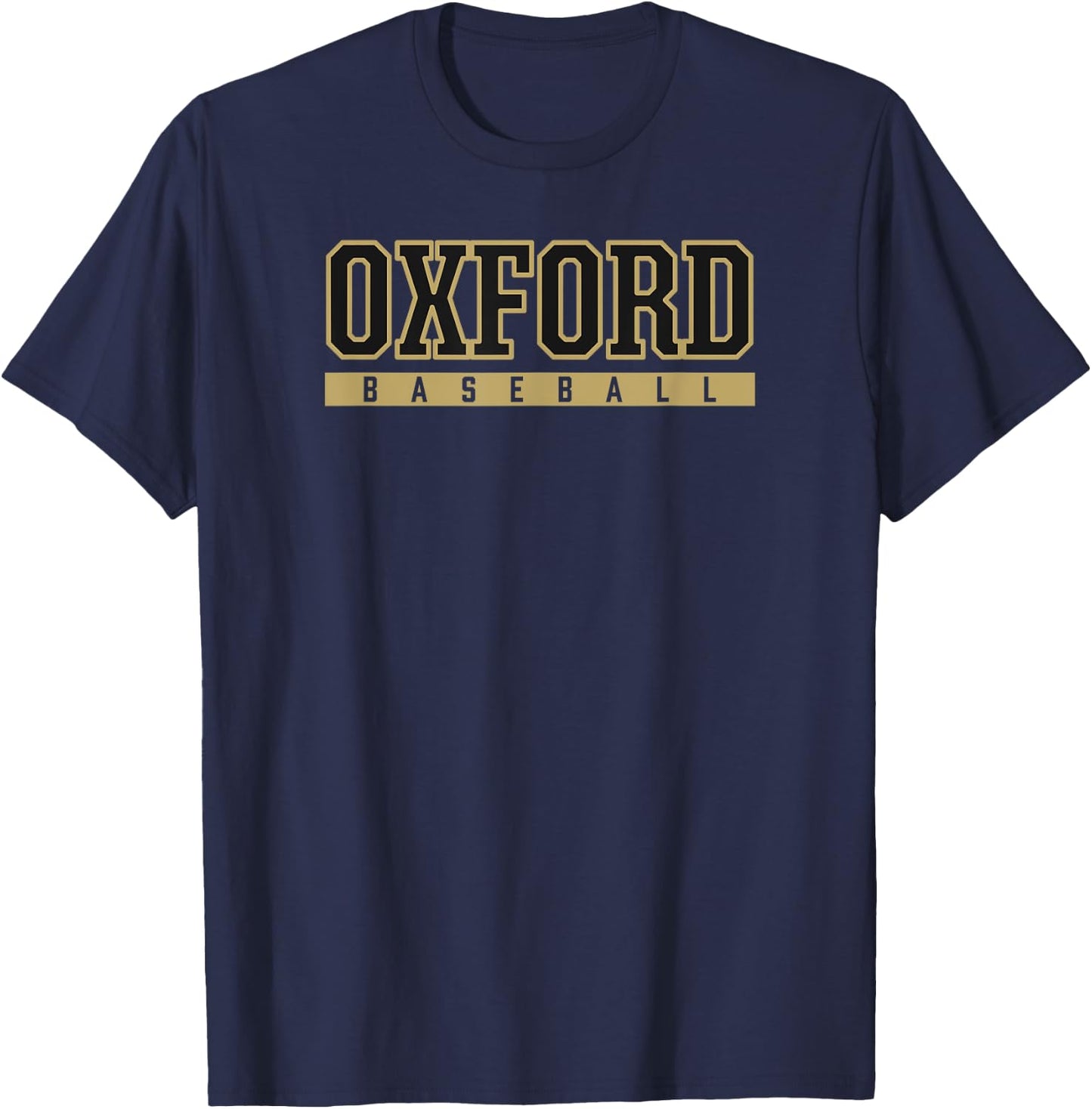 Oxford High School Baseball T-Shirt - T-Shirt | Navy