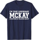 McKay Personal Name First Name Funny McKay T-Shirt - T-Shirt | Navy