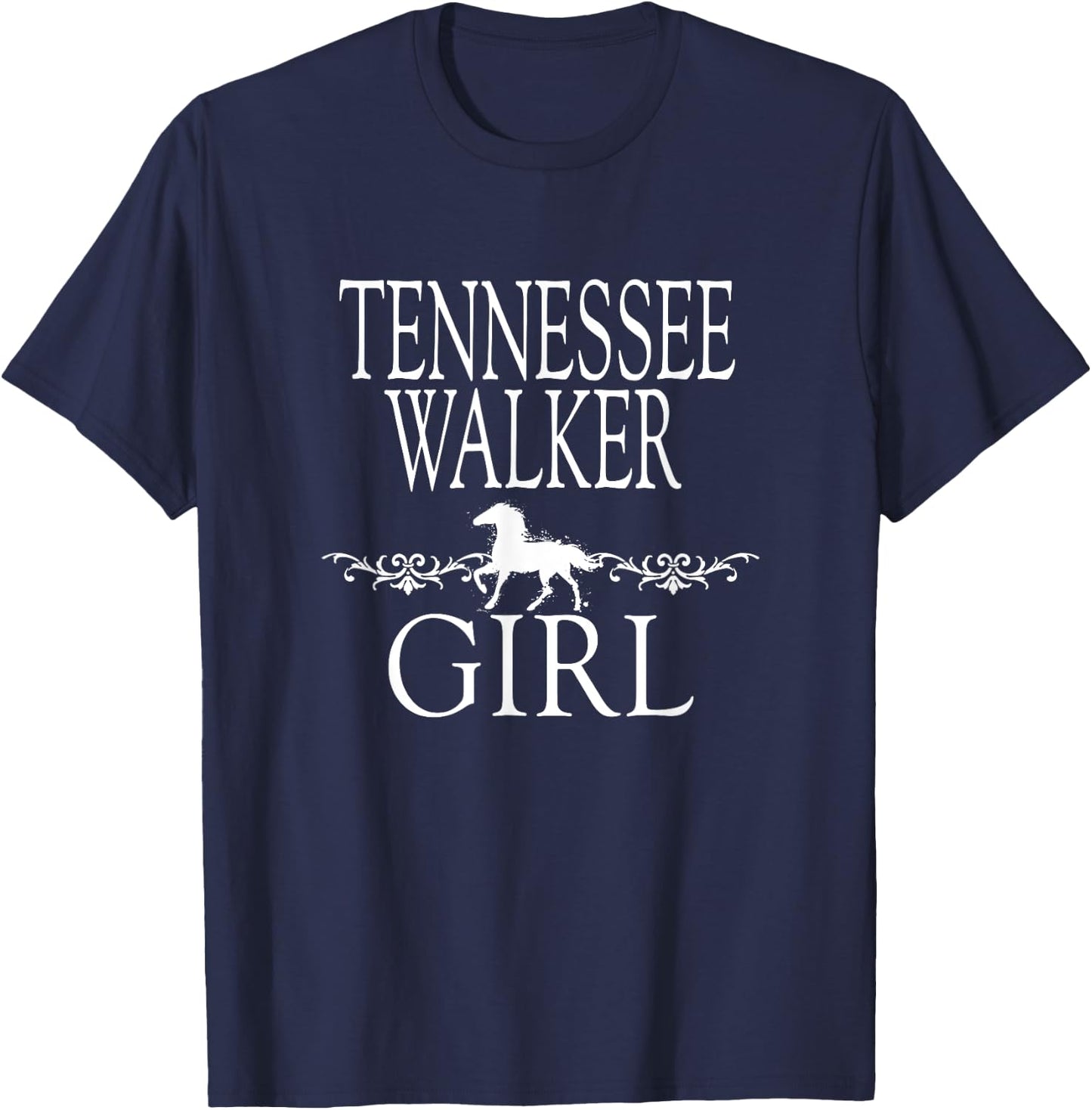 Tennessee Walker Girl Horse T-Shirt - T-Shirt | Navy