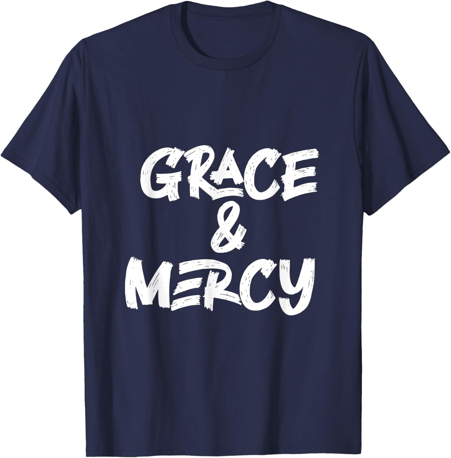 Grace and Mercy T-Shirt - T-Shirt | Navy