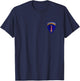 USAREUR Patch Europe Military Logo Veteran Papa Christmas T-Shirt - T-Shirt | Navy