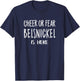 Cheer or Fear Belsnickel is Here Funny Christmas T Shirt T-Shirt - T-Shirt | Navy