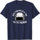 Give Yer Balls a Tug Ya Tit Fucker Small T-Shirt - T-Shirt | Navy