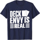 Deck envy is real Trading Card T-Shirt - T-Shirt | Navy