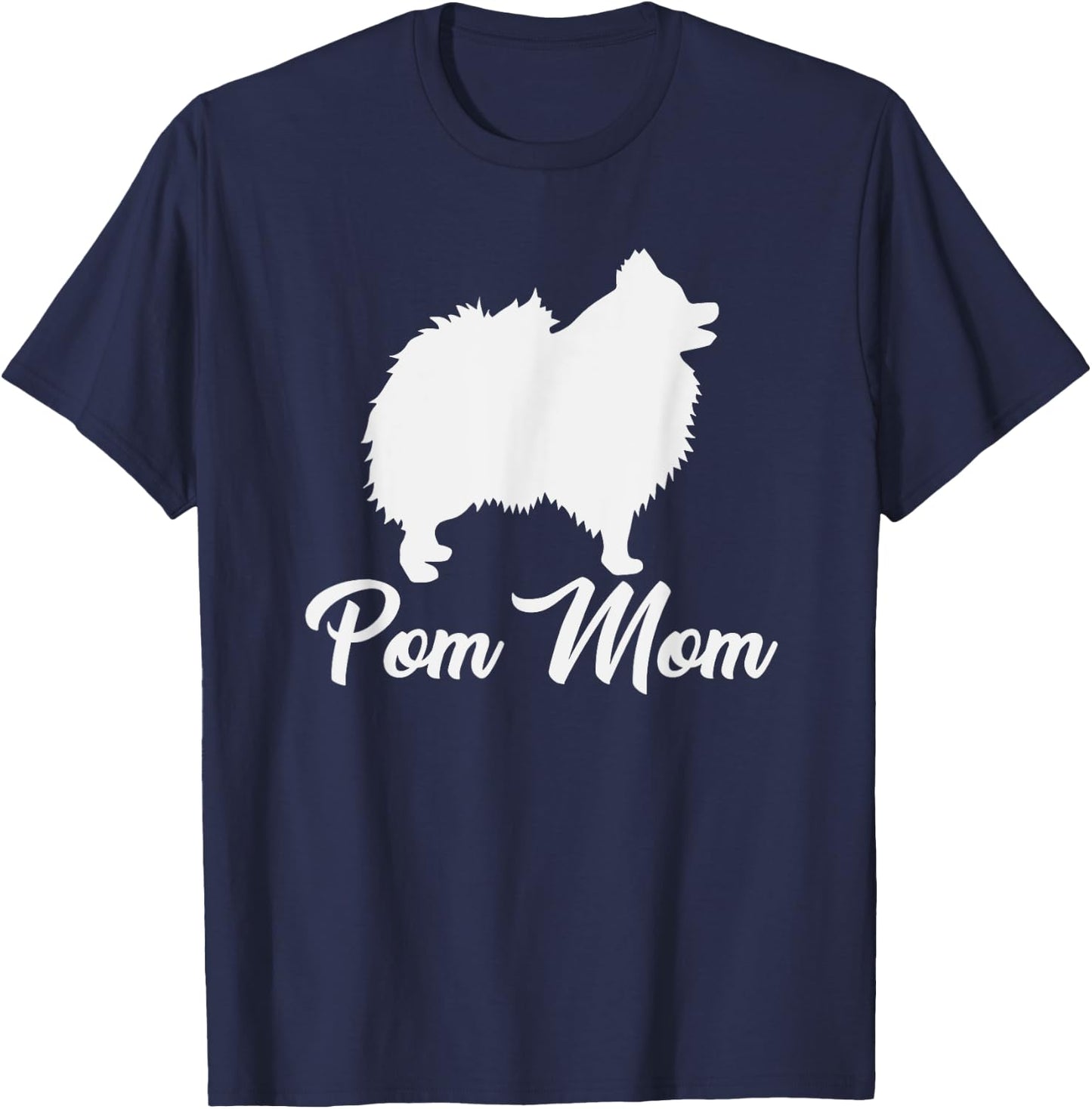 Pom Mom Pomeranian T-Shirt - T-Shirt | Navy