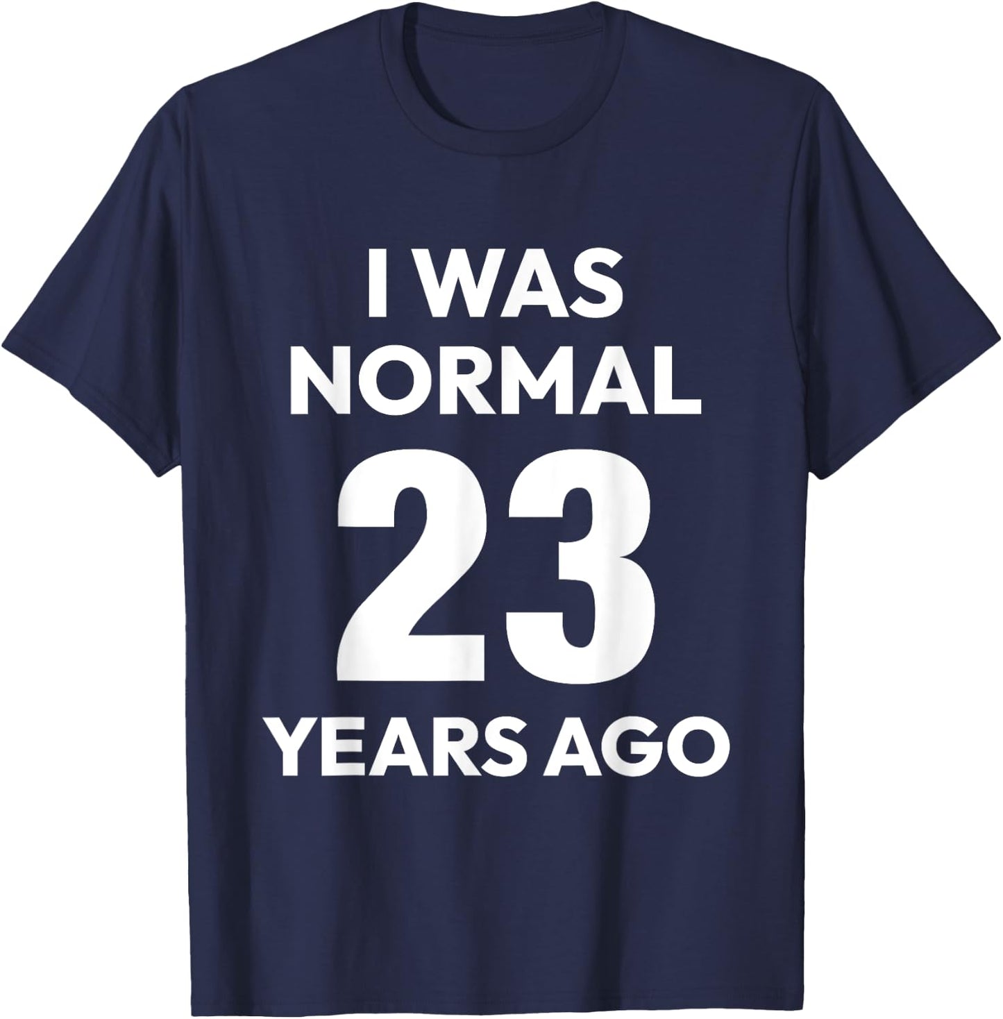23rd Wedding Anniversary Couples Funny Husband Wife 23 Years T-Shirt - T-Shirt | Navy