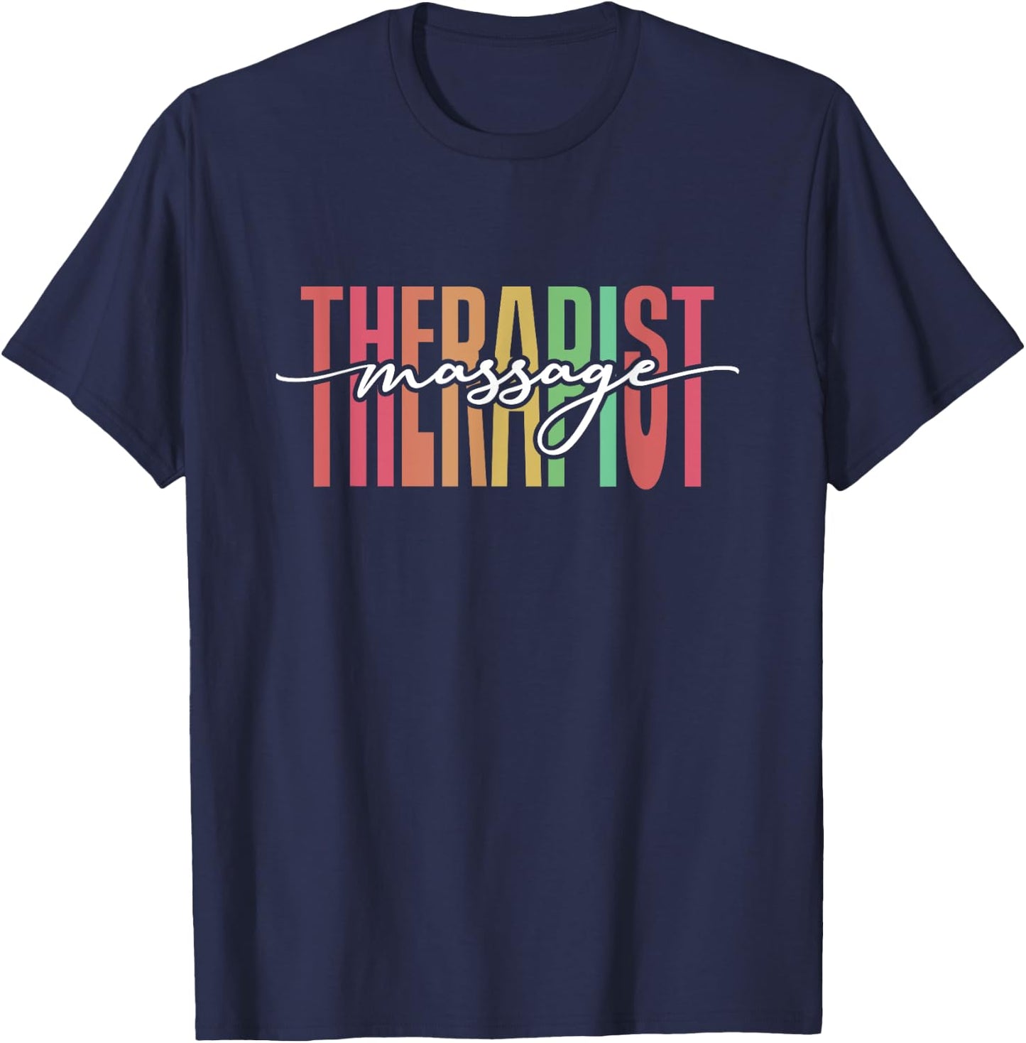 Massage Therapist Physiotherapy Chiropractor Reflexology T-Shirt - T-Shirt | Navy