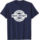 New Jersey Home - Born / Made in New Jersey Label - Classic T-Shirt - T-Shirt | Navy