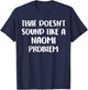 NAOMI Personalized Cute Flower Girls NAOMI Name T-Shirt - T-Shirt | Navy