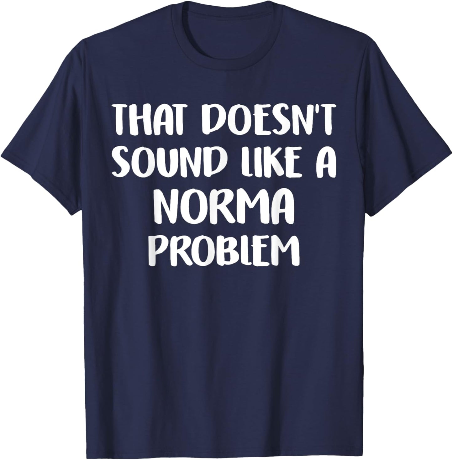 Norma Personalized Cute Flower Girls Norma Name T-Shirt - T-Shirt | Navy