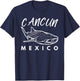 Whale Shark CANCUN MEXICO Family Trip Vacation Matching Sea T-Shirt - T-Shirt | Navy