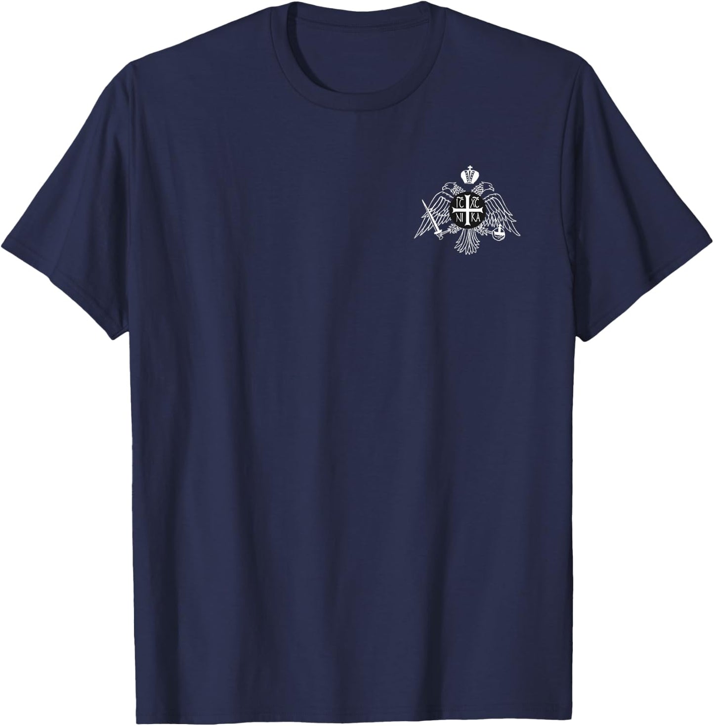 Byzantine Eagle (Pocket) T-Shirt - T-Shirt | Navy