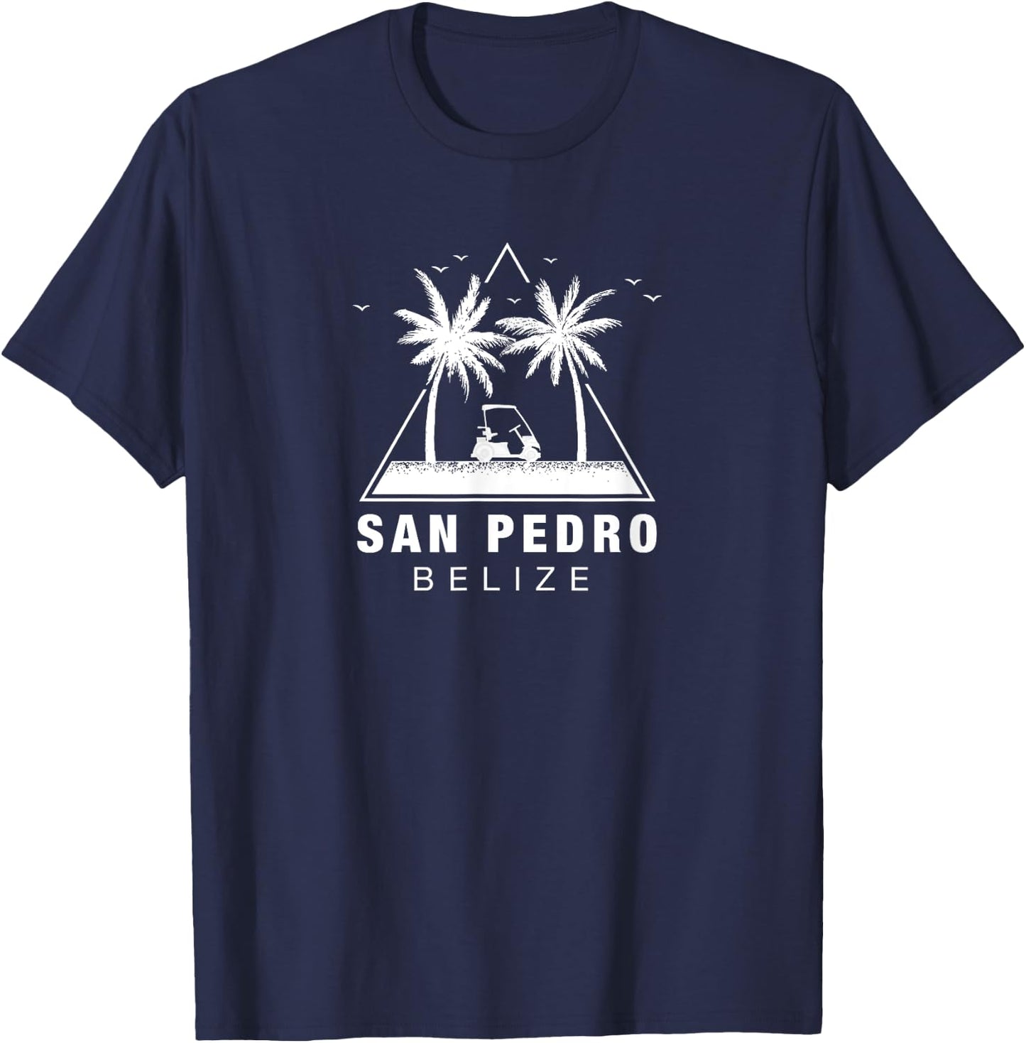 San Pedro Belize Souvenir Gift T-Shirt - T-Shirt | Navy