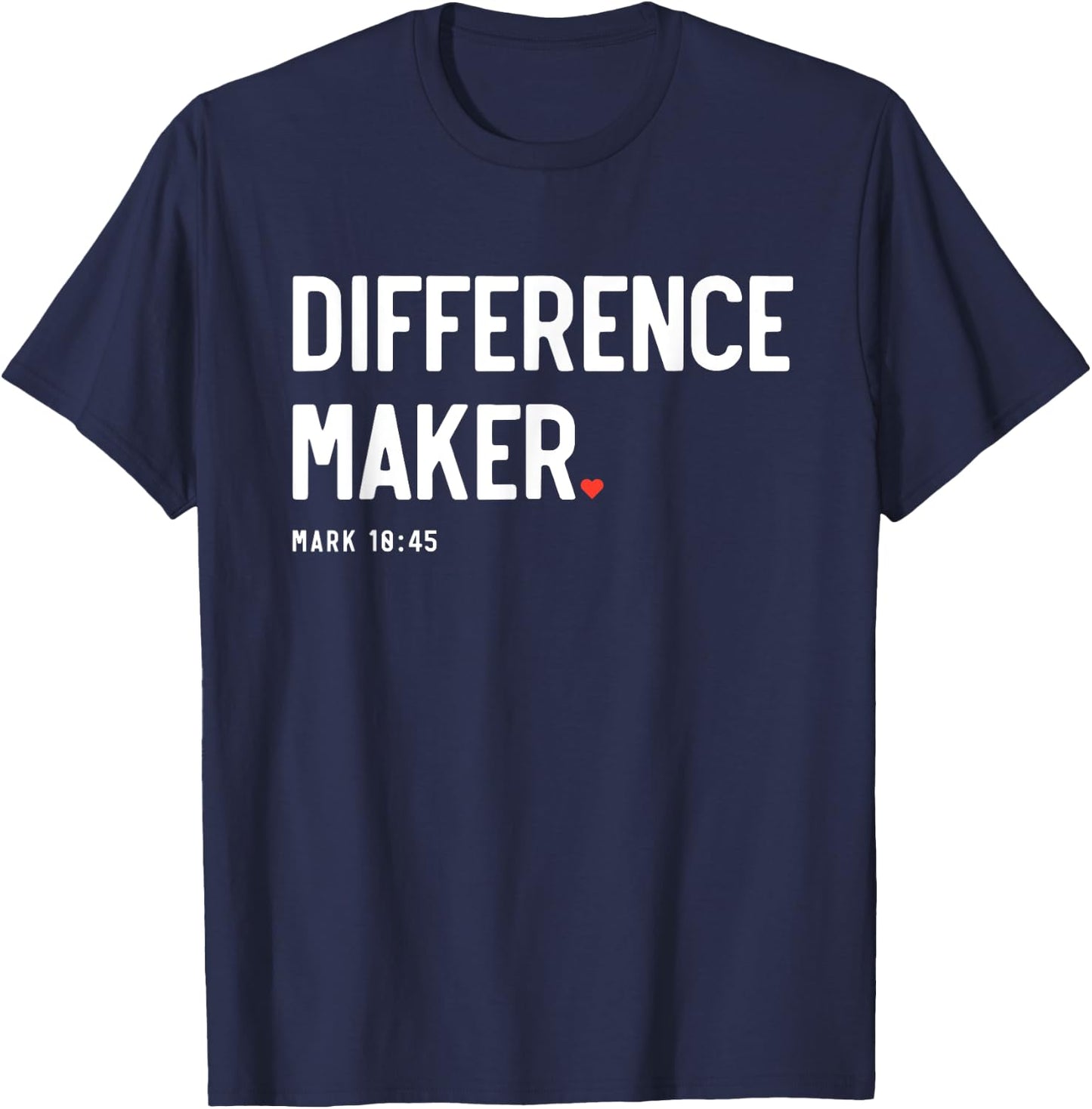 Missions Trip Difference Maker Christian Gifts Missions Trip T-Shirt - T-Shirt | Navy