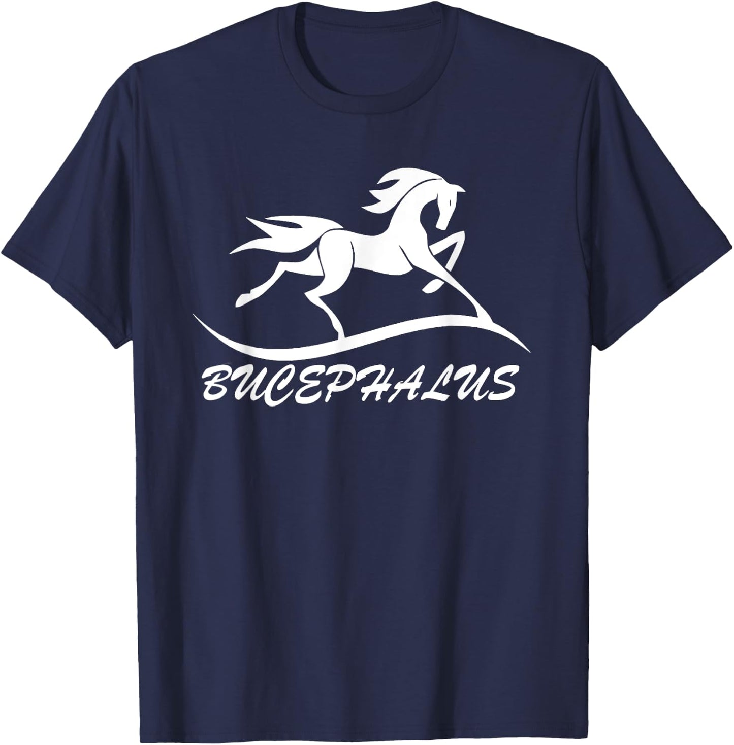 Bucephalus - Alexander the Great Horse - Hippology History T-Shirt - T-Shirt | Navy