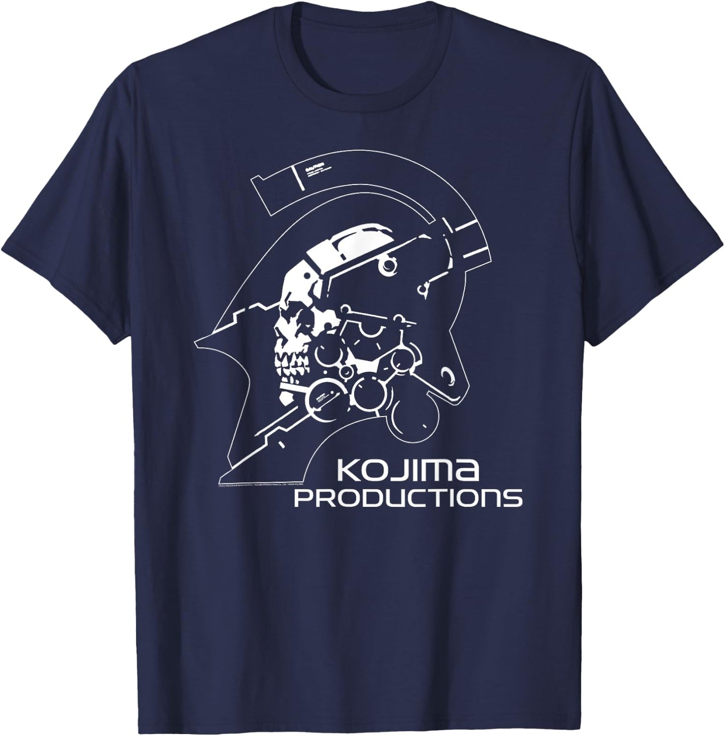 Kojima Productions White Video Gaming Merch T-Shirt - T-Shirt | Navy