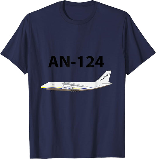 The Great Antonov AN-124 T-Shirt - T-Shirt | Navy