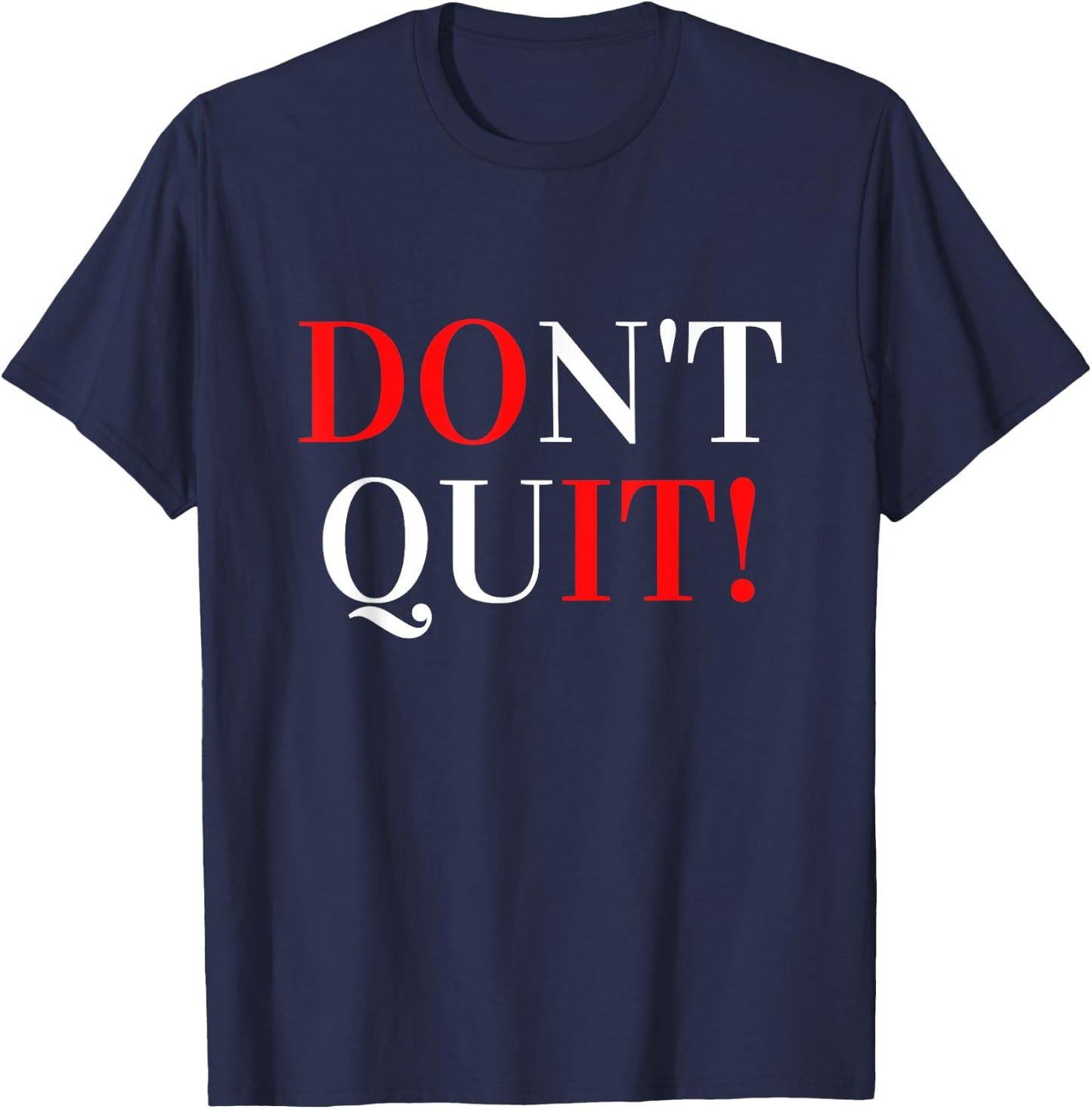 VAV -Adults Black Modern Letter Print T-Shirt - T-Shirt | Navy