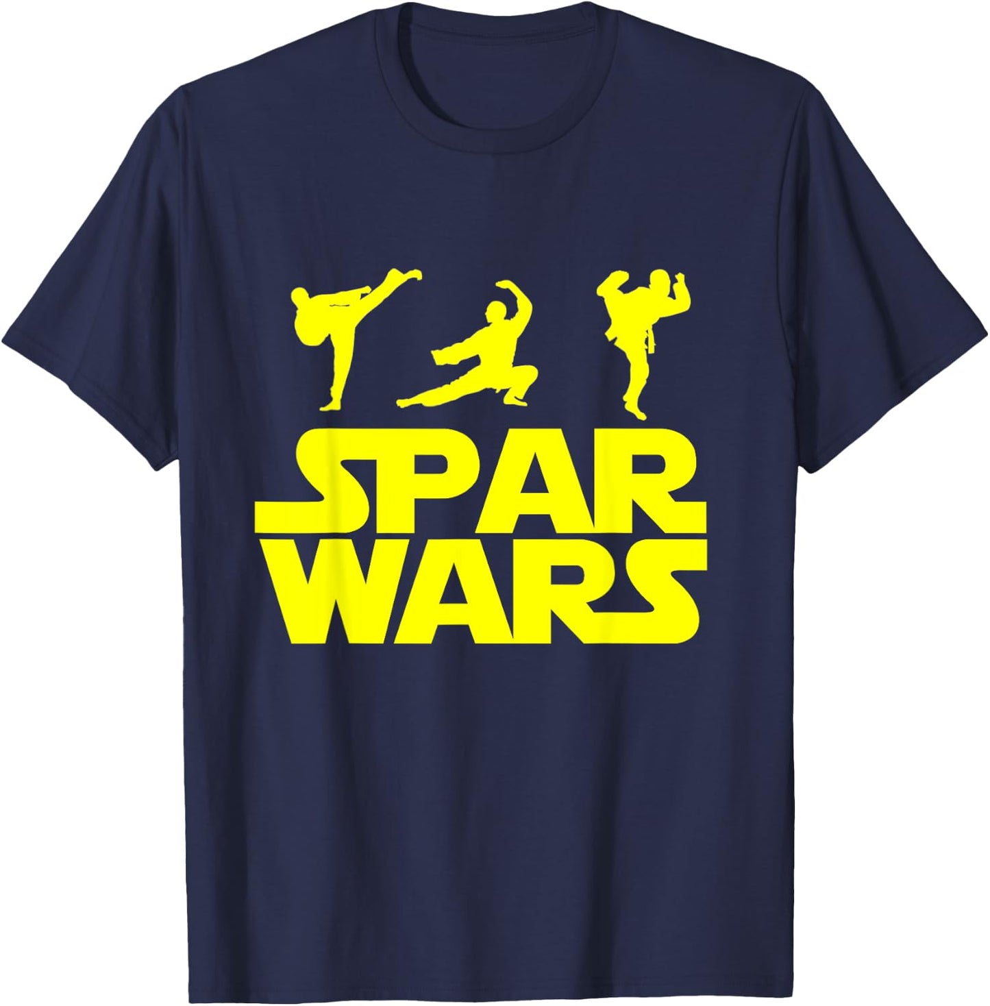 Spar Wars Taekwondo MMA Karate T Shirt T-Shirt - T-Shirt | Navy