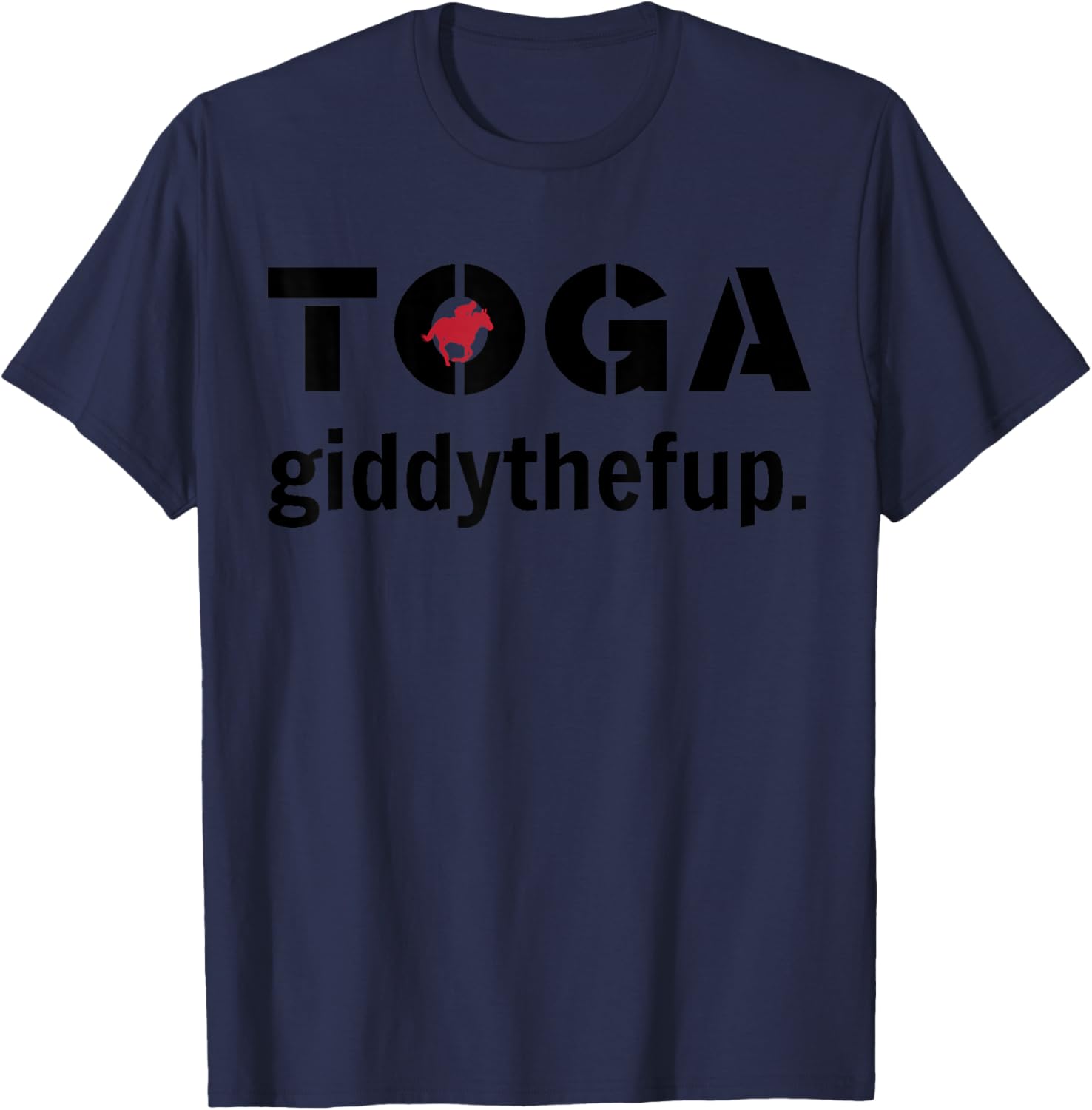 Saratoga Giddythefup. Saratoga Racetrack Saratoga Springs. T-Shirt - T-Shirt | Navy