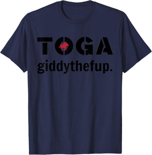 Saratoga Giddythefup. Saratoga Racetrack Saratoga Springs. T-Shirt - T-Shirt | Navy