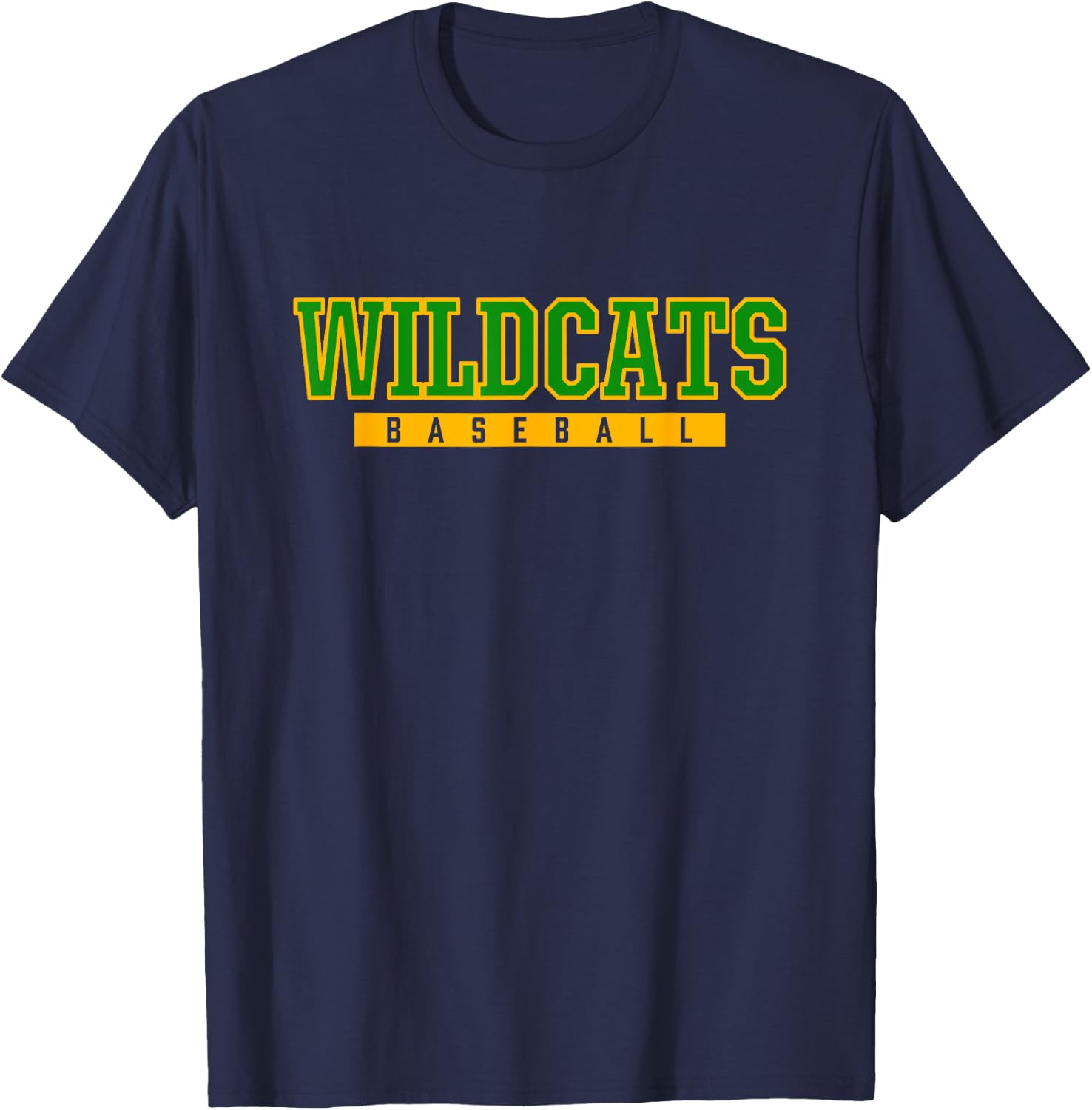Brea Olinda Wildcats Baseball T-Shirt - T-Shirt | Navy