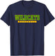 Brea Olinda Wildcats Baseball T-Shirt - T-Shirt | Navy