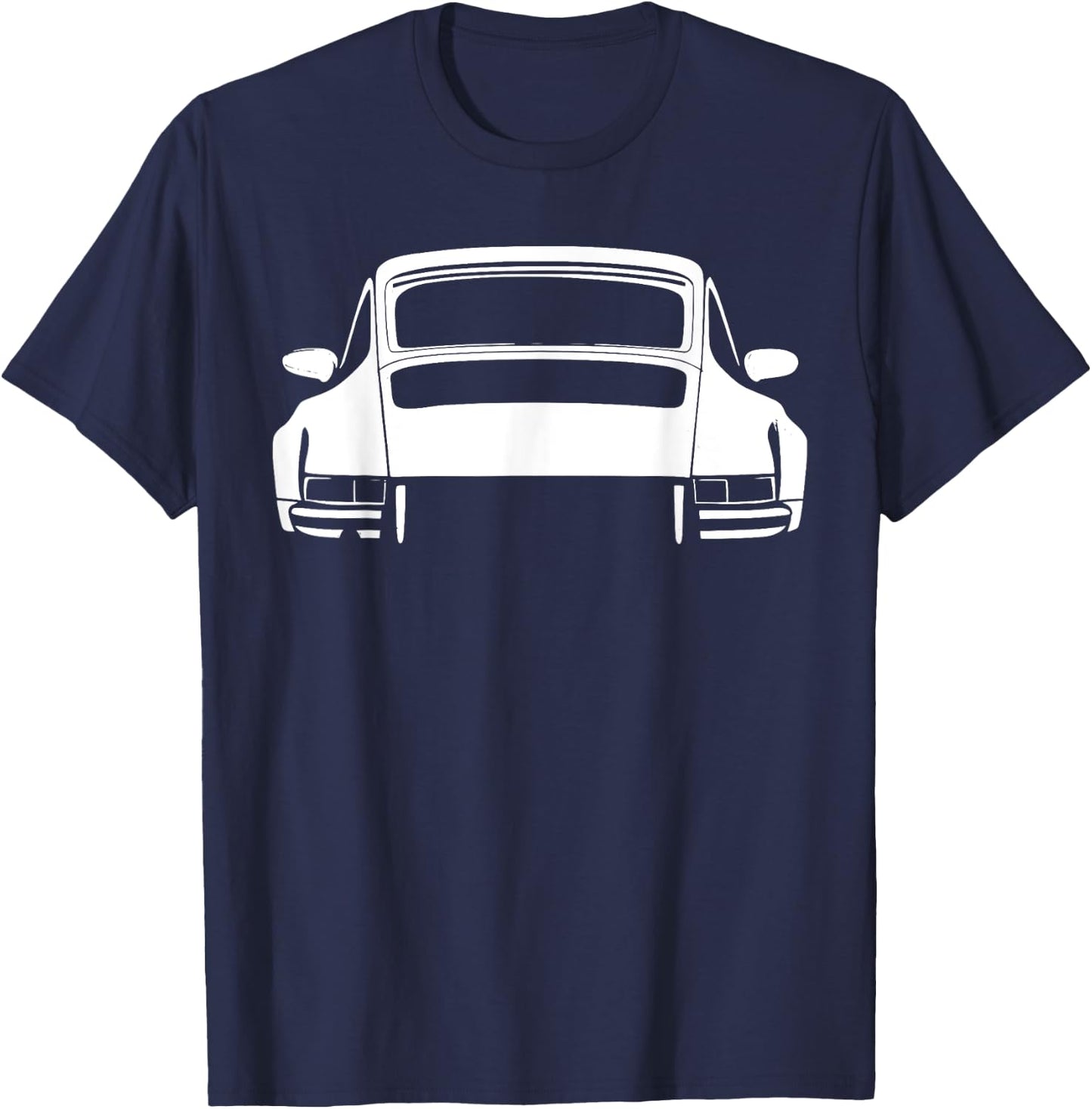 Legendary Racing Sports Car Iconic Racing Car Silhouette T-Shirt - T-Shirt | Navy