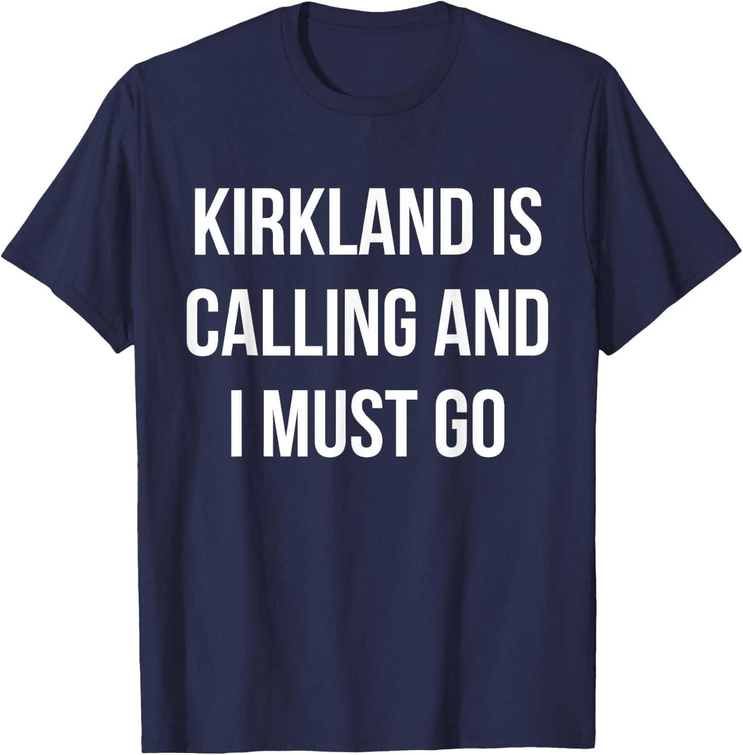 Kirkland City Funny Kirkland T-Shirt - T-Shirt | Navy