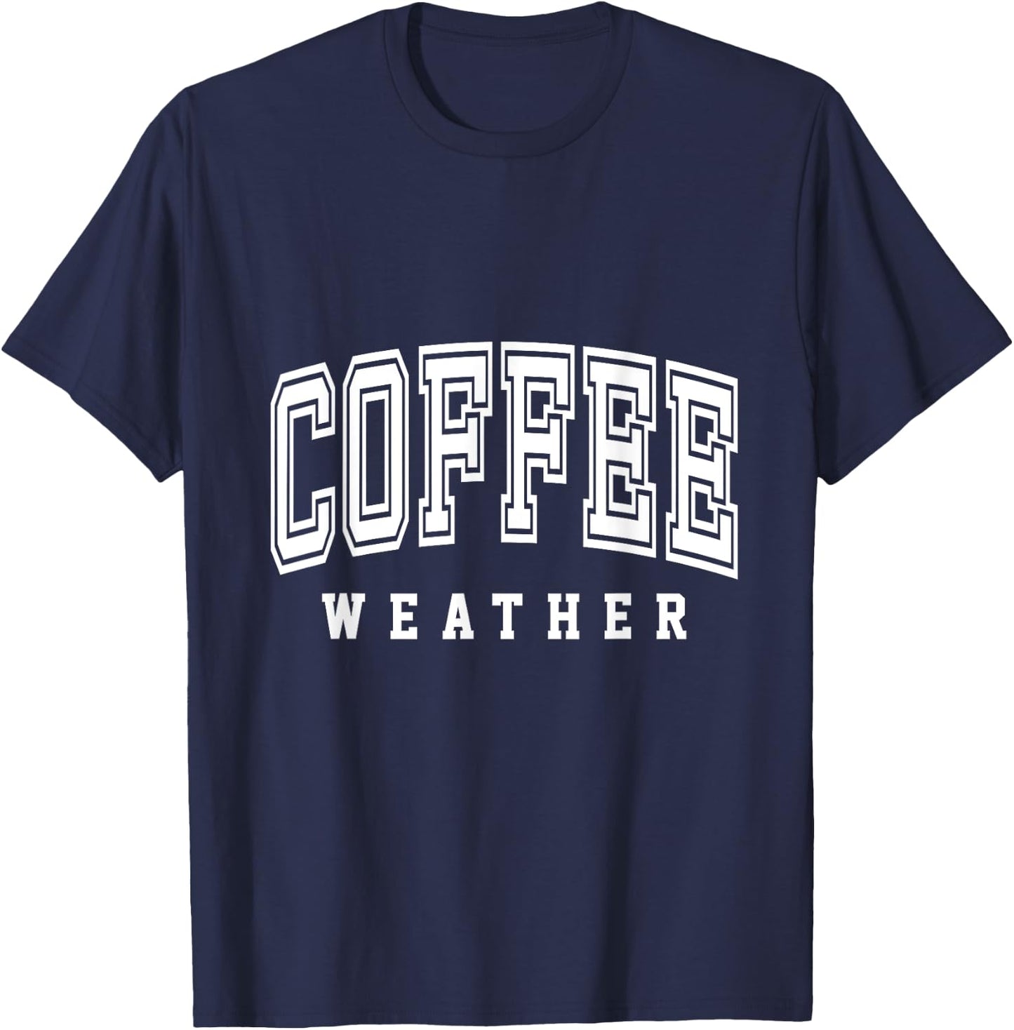 Coffee Weather Lovers Club Shirts T-Shirt - T-Shirt | Navy