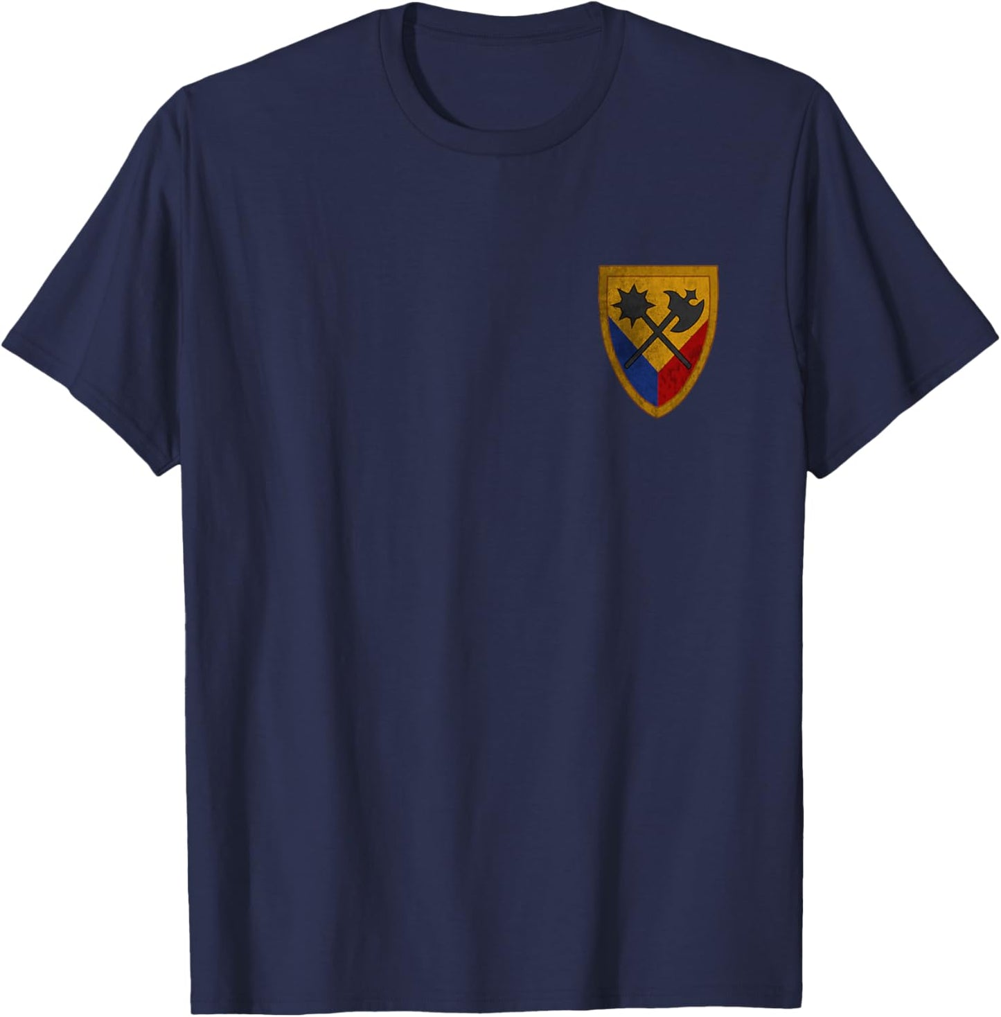 194th Armored Brigade Military Vintage Logo Veteran Xmas T-Shirt - T-Shirt | Navy