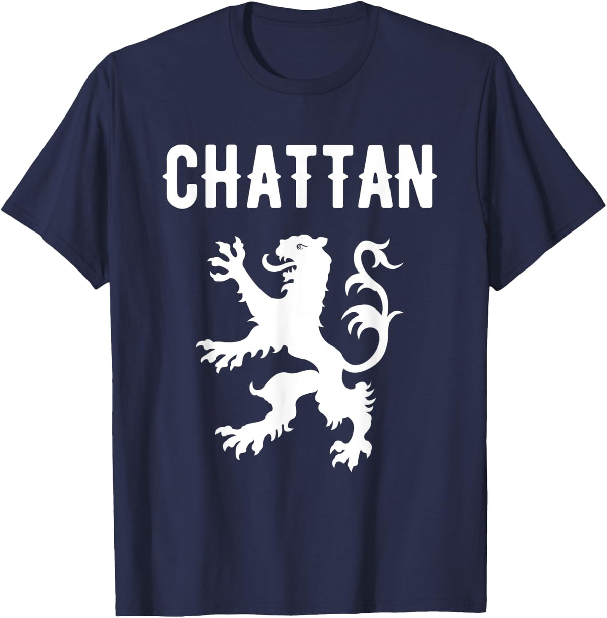 Chattan Clan Scottish Family Name Scotland Heraldry T-Shirt - T-Shirt | Navy