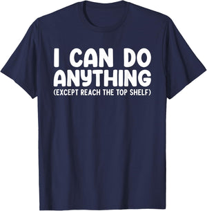 Funny Short People Art Women Short People Short Girl T-Shirt - T-Shirt | Navy