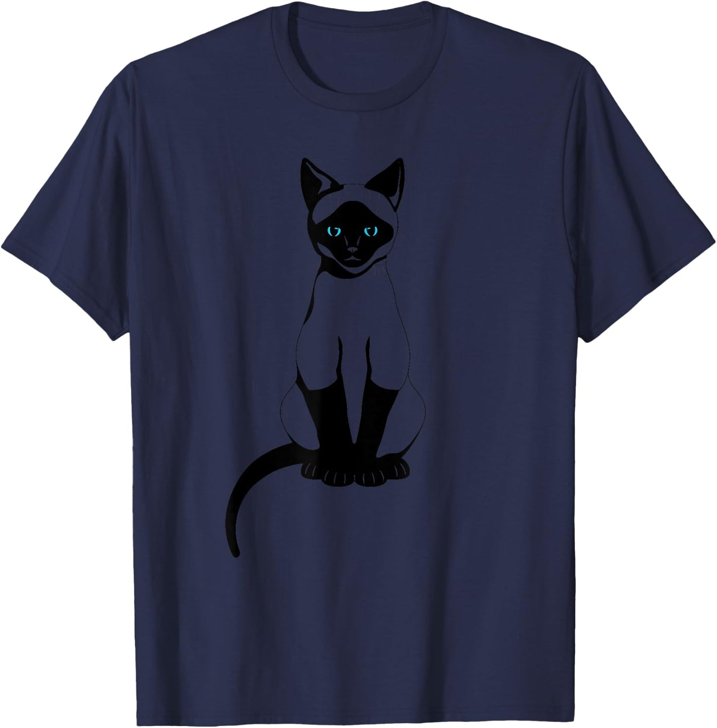 Siamese Cat T-Shirt - T-Shirt | Navy