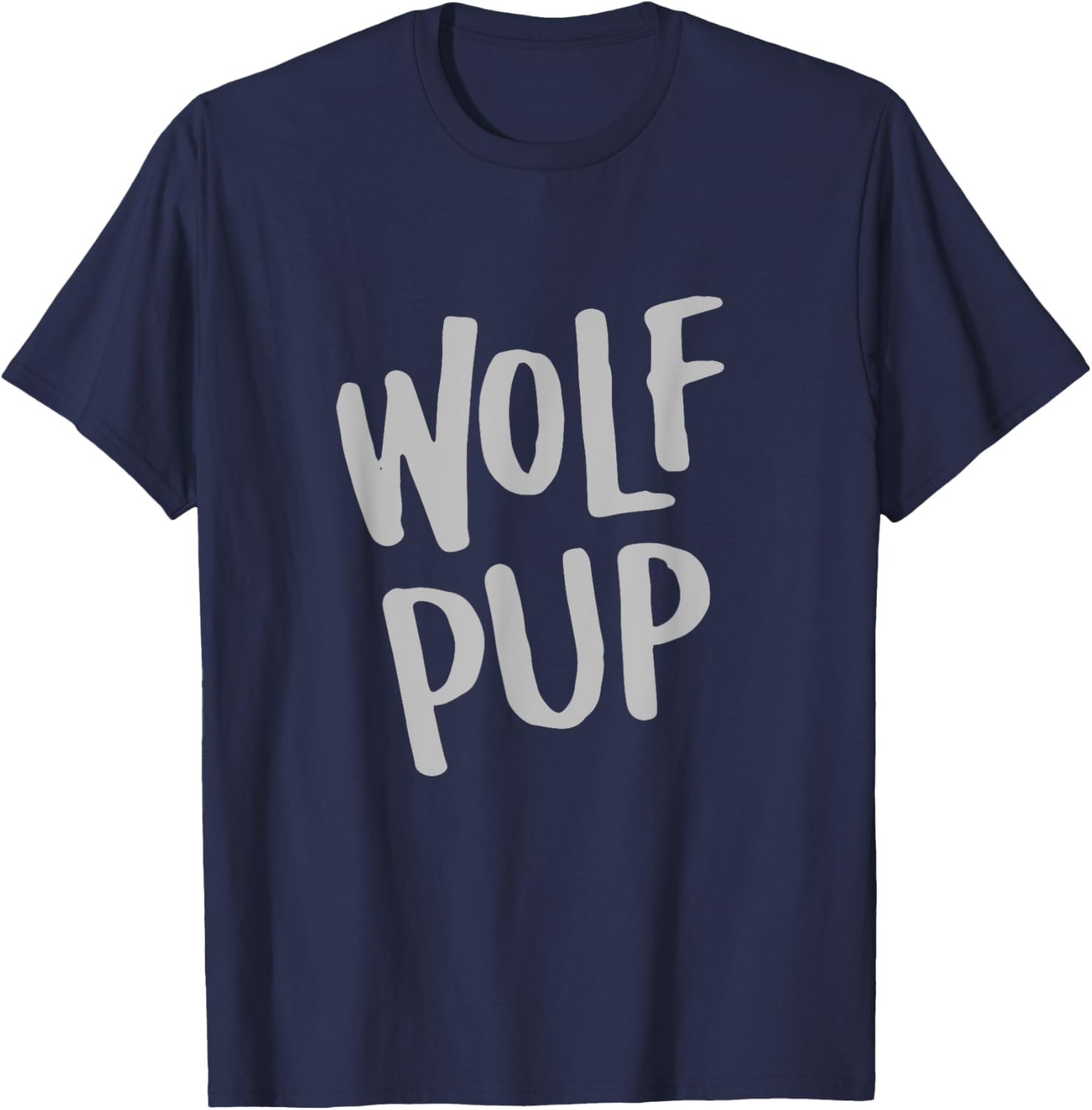 Wolf Pup Shirt, Matching Family, Baby Shower, New Mom Gifts T-Shirt - T-Shirt | Navy